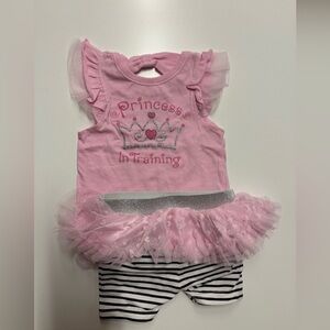 Pink Princess in Training Outfit